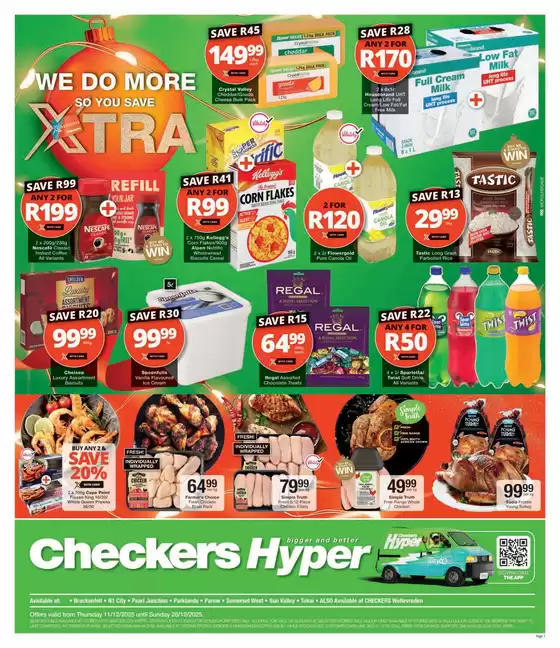 Checkers catalogue in Simon's Town | Top offers for smart savers | 2025-12-10T00:00:00.000Z - 2025-12-28T00:00:00.000Z
