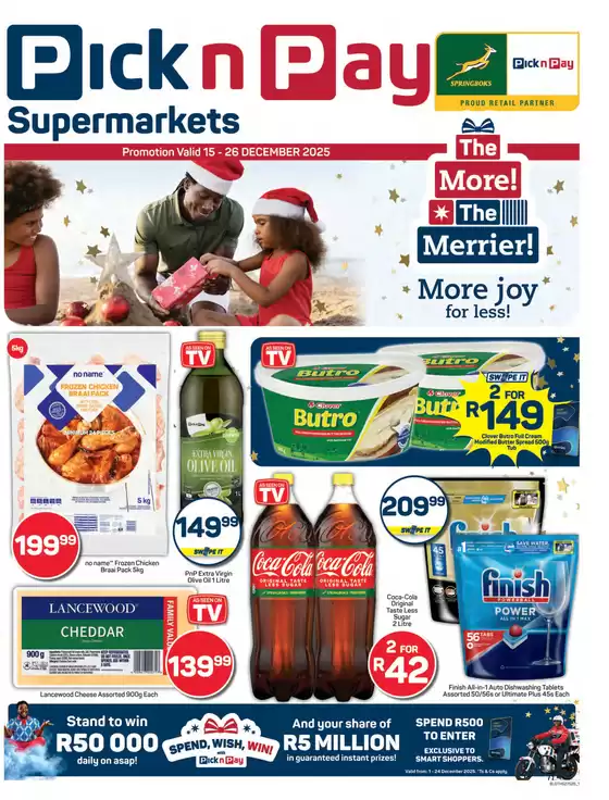 Pick n Pay catalogue in Klerksdorp | New offers to discover | 2025-12-15T00:00:00.000Z - 2025-12-26T00:00:00.000Z
