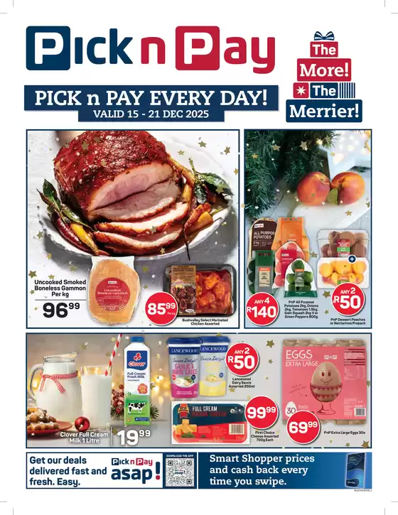 Pick n Pay catalogue in Klerksdorp | Save now with our deals | 2025-12-15T00:00:00.000Z - 2025-12-21T00:00:00.000Z