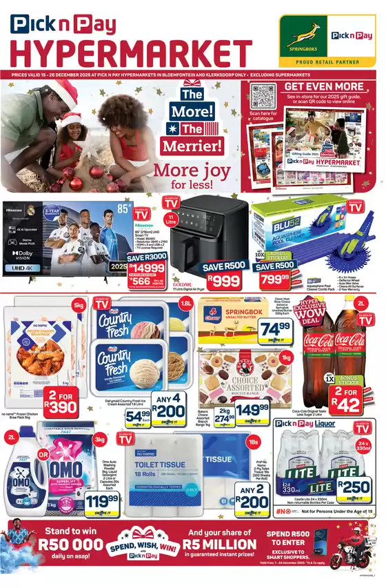 Pick n Pay Liquor catalogue in Worcester | Top deals for all customers | 2025-12-15T00:00:00.000Z - 2025-12-26T00:00:00.000Z
