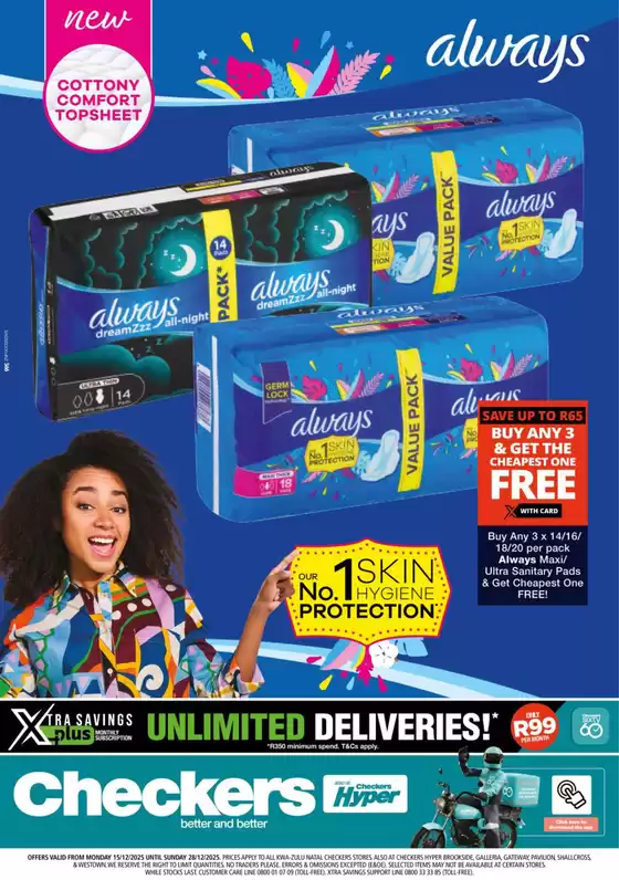 Checkers Hyper catalogue in Moruleng | Checkers Always Promotion 15 December | 2025-12-14T00:00:00.000Z - 2025-12-28T00:00:00.000Z