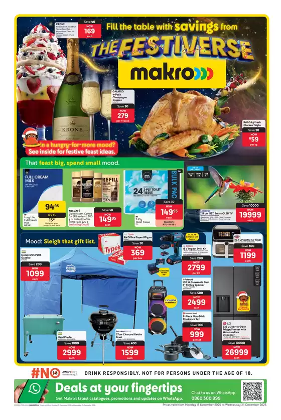 Makro catalogue in Moruleng | Our best bargains | 2025-12-15T00:00:00.000Z - 2025-12-24T00:00:00.000Z