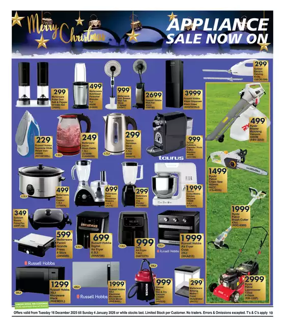 President Hyper catalogue in Wolmaransstad | Appliances Sales | 2025-12-16T00:00:00.000Z - 2026-01-04T00:00:00.000Z