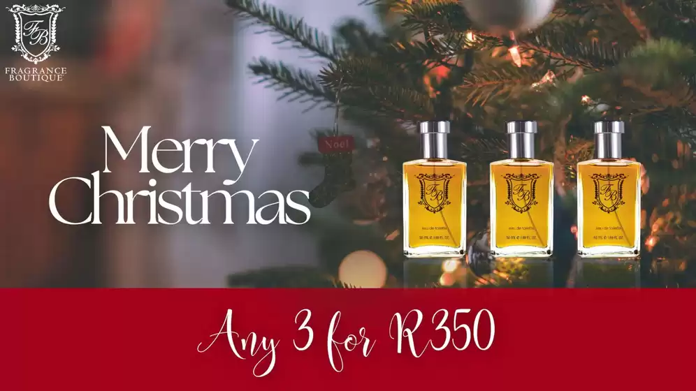 Fragrance Boutique catalogue in Kingsburgh | Merry Christmas | 2025-12-17T00:00:00.000Z - 2025-12-31T00:00:00.000Z
