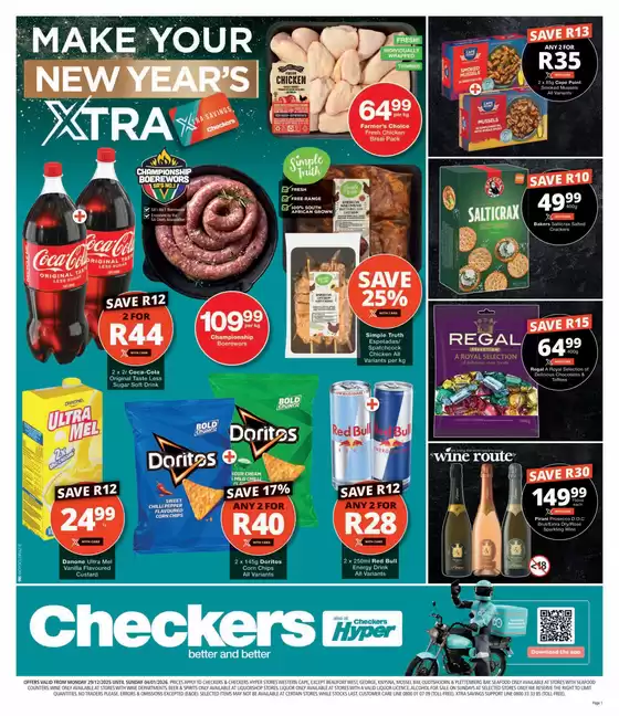 Checkers Hyper catalogue in Parow | Checkers New Year's Promotion Western Cape | 2025-12-28T00:00:00.000Z - 2026-01-04T00:00:00.000Z