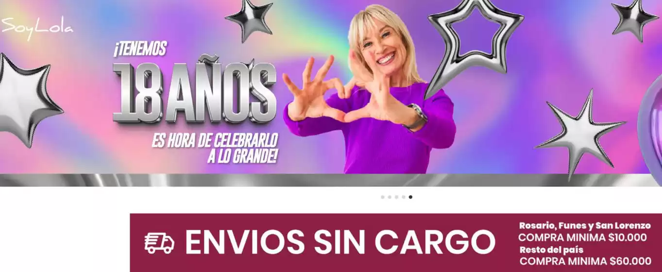 Envío sin cargo