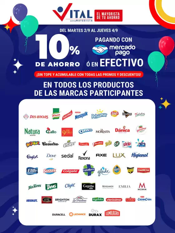 Catálogo Supermayorista Vital | Mercado Pago |  | 2025-09-02T00:00:00.000Z - 2025-09-16T00:00:00.000Z