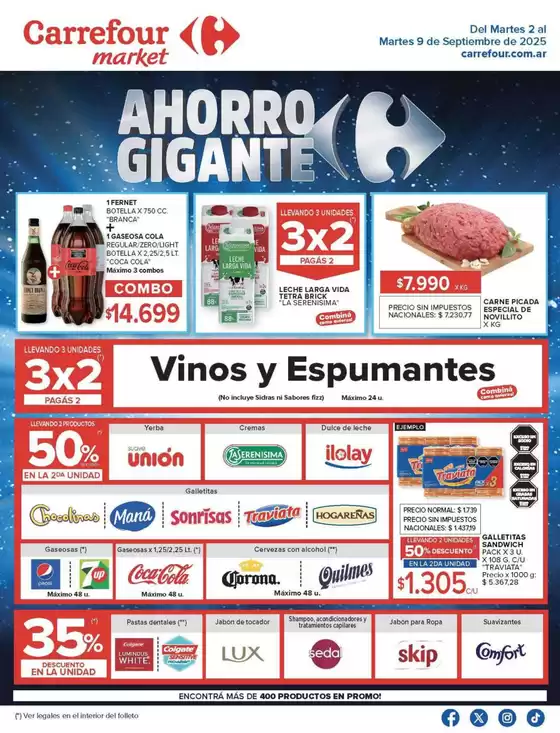 Grandes descuentos en productos seleccionados