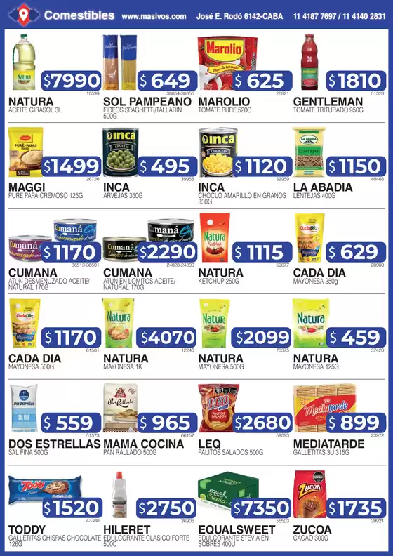 Ofertas Masivos