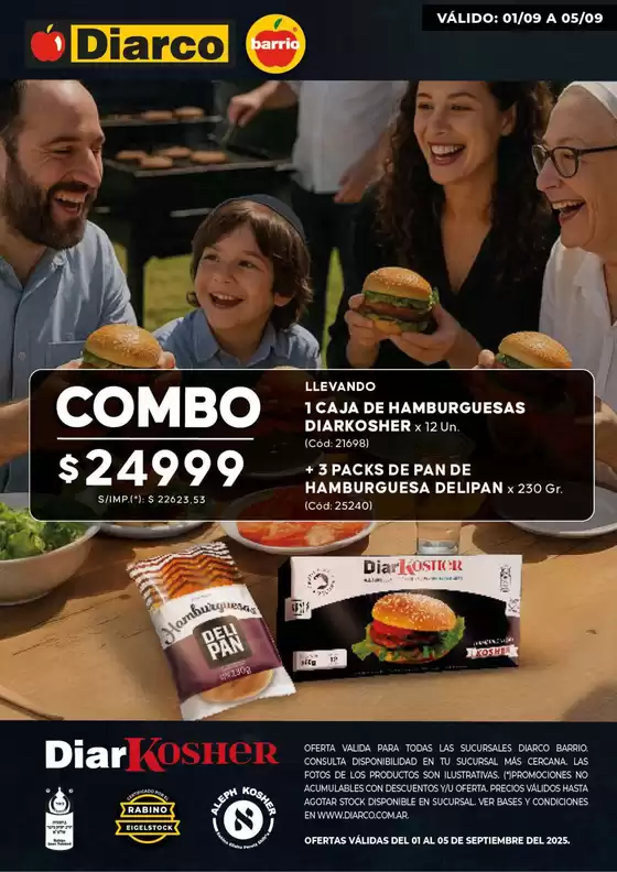 Catálogo Diarco | Diarco Nuevo Combo Kosher | 2025-09-01T00:00:00.000Z - 2025-09-05T00:00:00.000Z