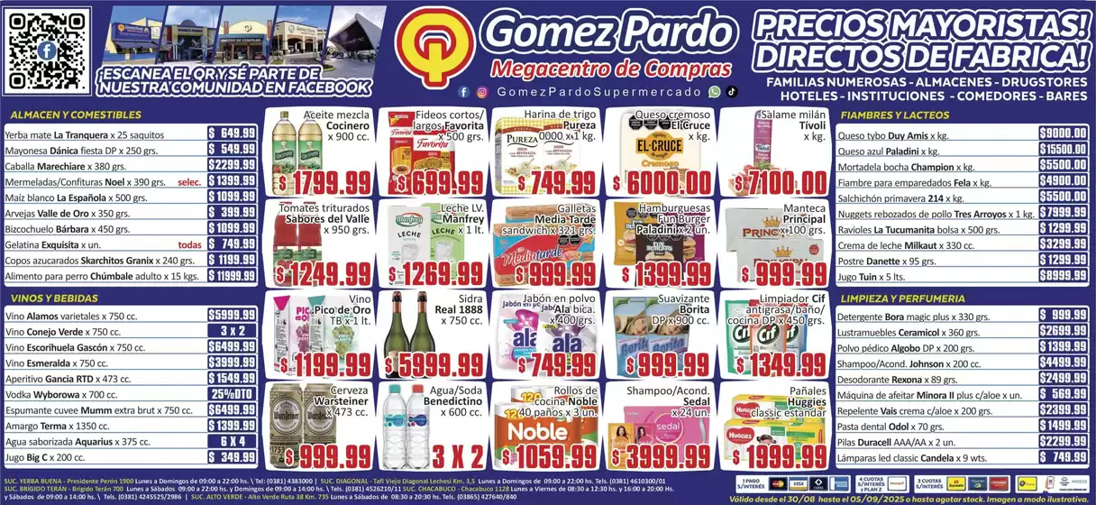 Catálogo Gomez Pardo | Aviso Sábado | 2025-09-02T00:00:00.000Z - 2025-09-16T00:00:00.000Z