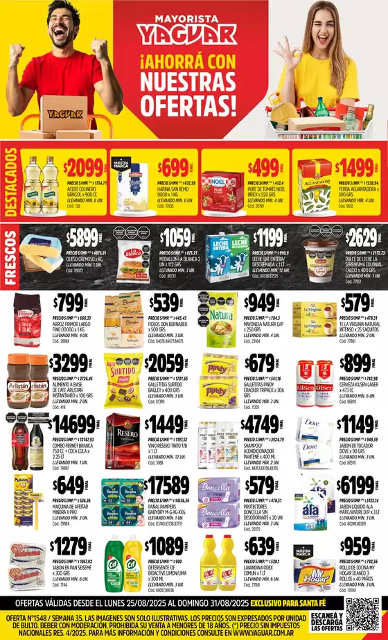 Catálogo Supermercados Yaguar | Nuestras mejores gangas | 2025-09-01T00:00:00.000Z - 2025-09-06T00:00:00.000Z