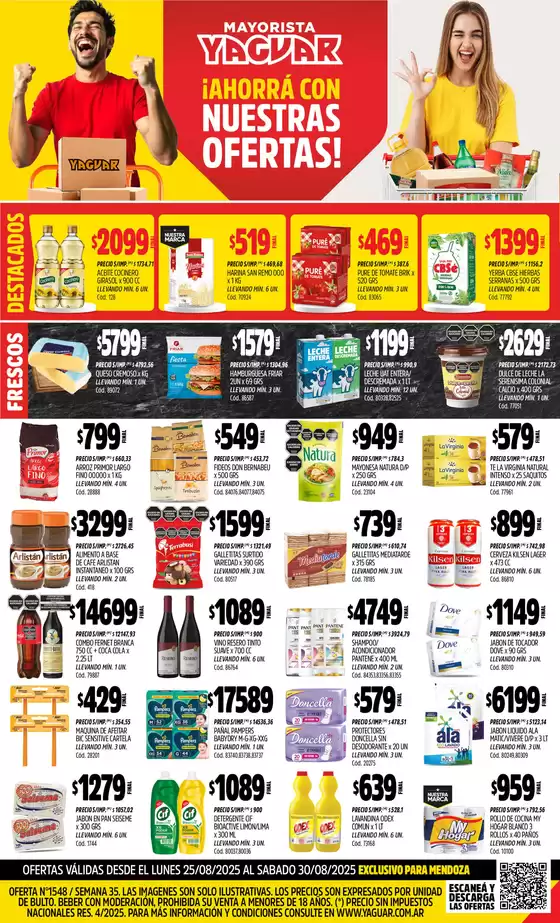 Catálogo Supermercados Yaguar | Gangas y ofertas actuales | 2025-09-01T00:00:00.000Z - 2025-09-06T00:00:00.000Z