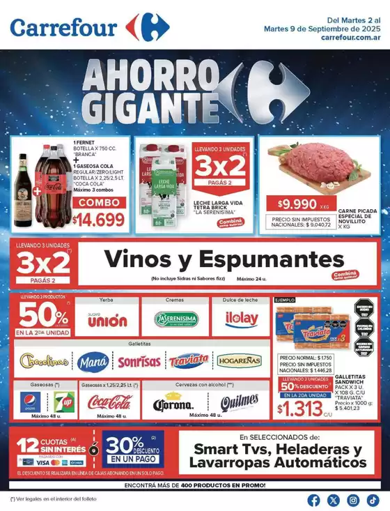 Ofertas principales para todos los clientes