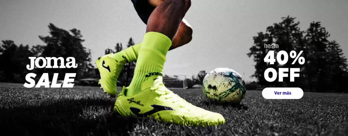 Catálogo Joma en San Justo (Buenos Aires) | Hasta 40% off | 2025-09-03T00:00:00.000Z - 2025-09-15T00:00:00.000Z