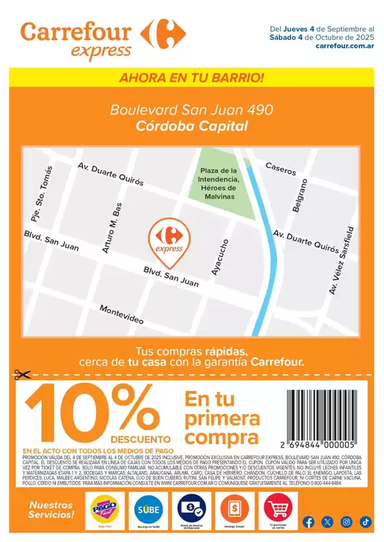Express | Boulevard San Juan 490, Córdoba