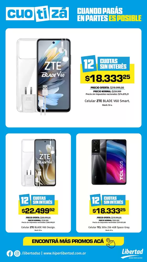 Gran variedad de ofertas