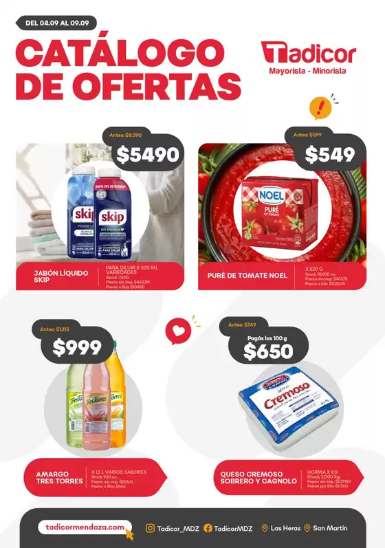 Catálogo Supermercados Tadicor