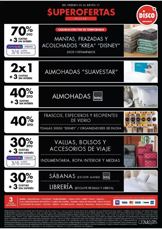 Catálogo Disco en Mar del Plata | Non Food | 2025-09-04T00:00:00.000Z - 2025-09-11T00:00:00.000Z