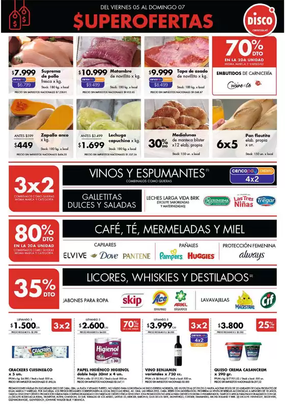 Catálogo Disco en Mar del Plata | Super Ofertas 05-09 | 2025-09-04T00:00:00.000Z - 2025-09-07T00:00:00.000Z