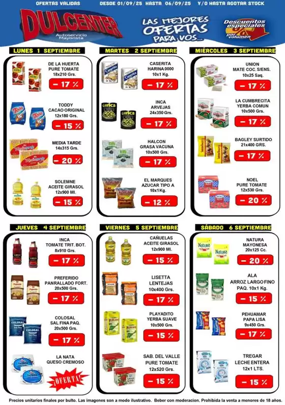 Catálogo Dulcenter en Morón | Excelente oferta para cazadores de gangas | 2025-09-05T00:00:00.000Z - 2025-09-19T00:00:00.000Z