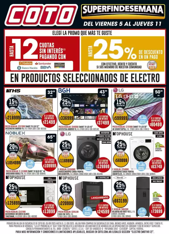 Coto Afiche Electro Motivo