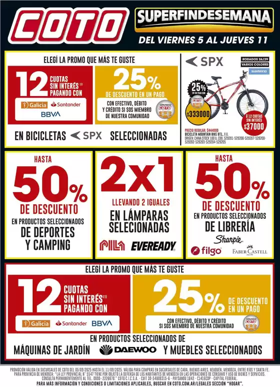 Catálogo Coto en Buenos Aires | Coto Afiche Hogar | 2025-09-05T00:00:00.000Z - 2025-09-19T00:00:00.000Z