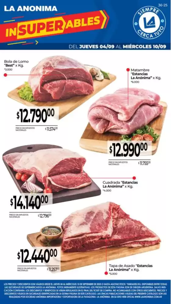 Ofertas principales para todos los clientes