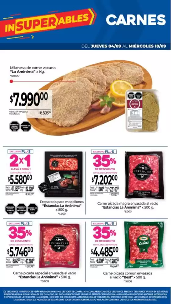 Ofertas principales para todos los clientes