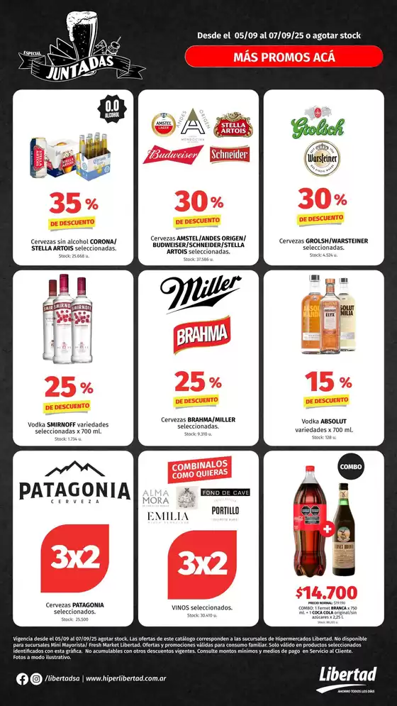 Ofertas principales para todos los clientes