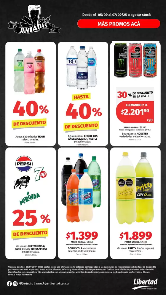 Ofertas principales para todos los clientes