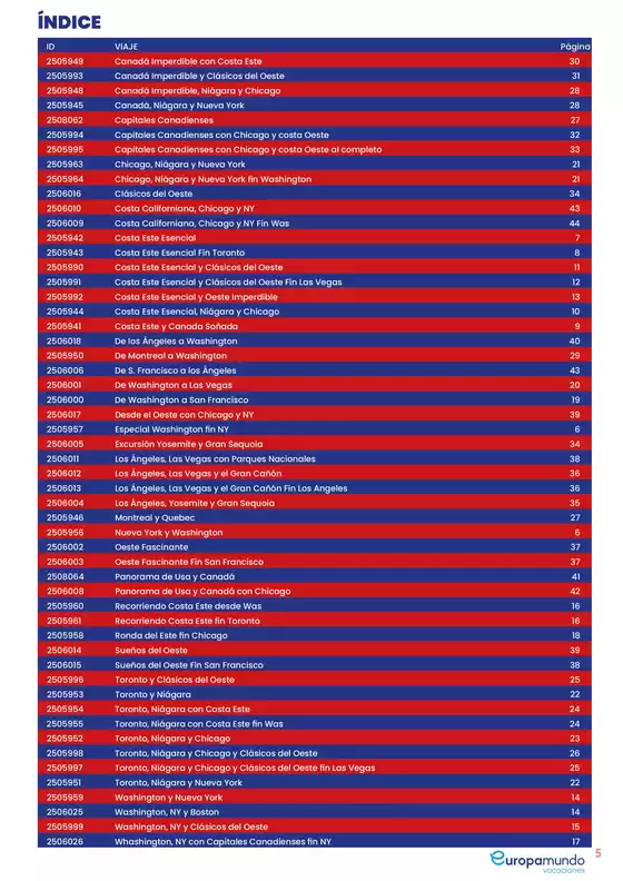 Catálogo Europamundo en Lomas de Zamora | Nuevas ofertas para descubrir | 2025-09-07T00:00:00.000Z - 2025-09-21T00:00:00.000Z