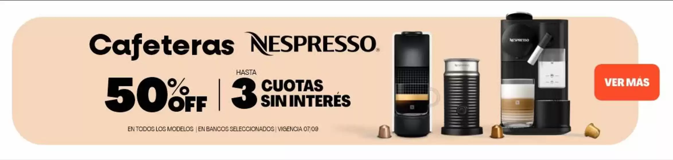 Nespresso. 50 % OFF