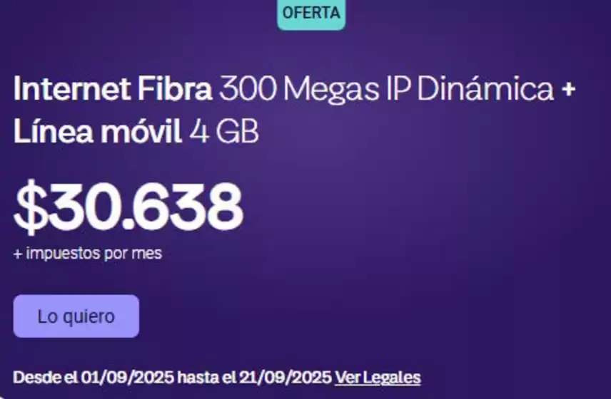 Promoción!
