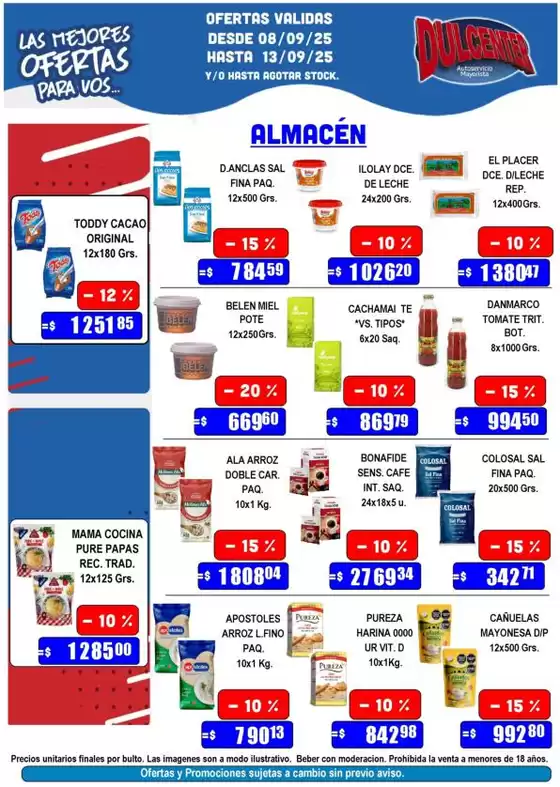 Gran variedad de ofertas