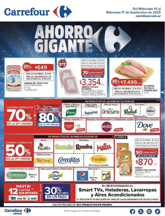 Ofertas y promociones actuales