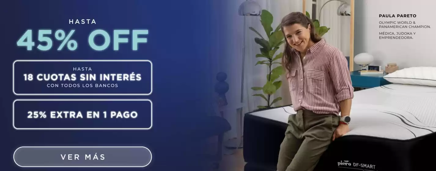 Hasta 45% off