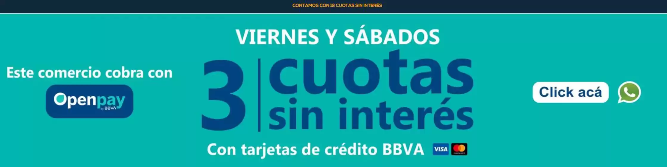 3 cuotas sin interes!!