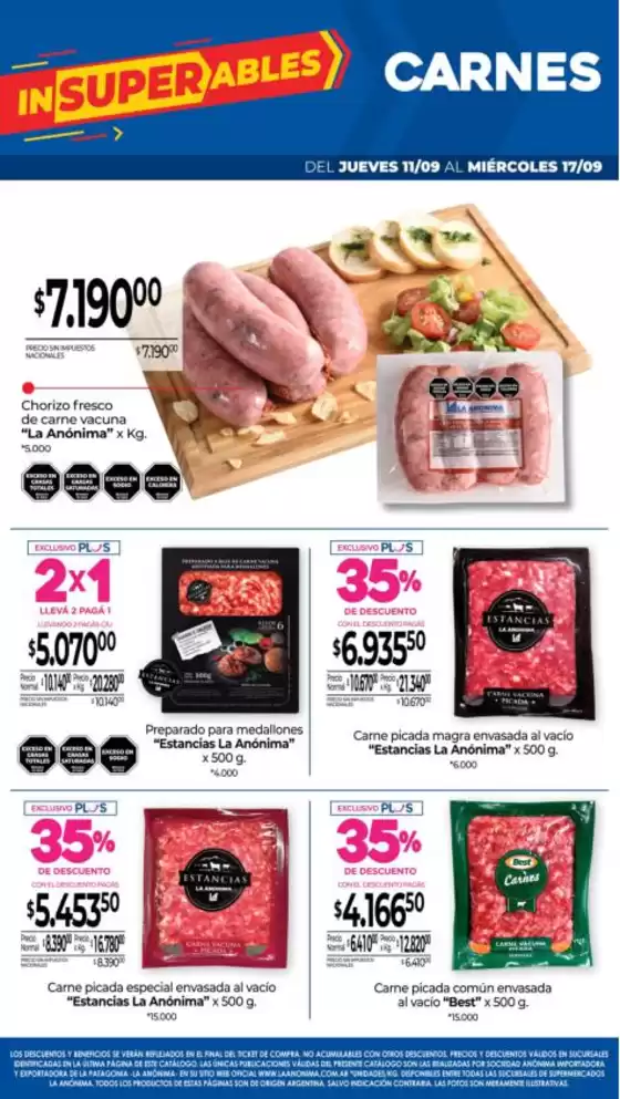 Ofertas y promociones actuales