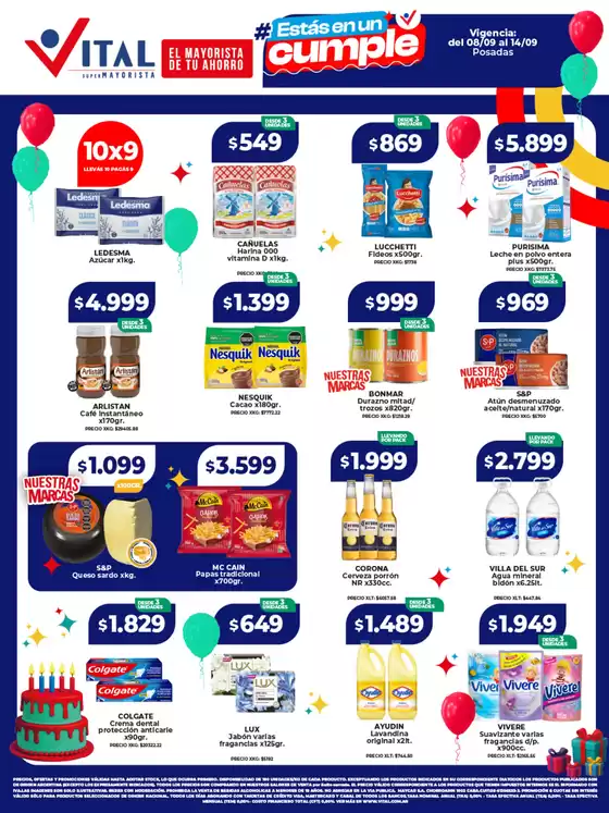 Catálogo Supermayorista Vital en Valentín Alsina | Ofertas de semana |  | 2025-09-13T00:00:00.000Z - 2025-09-27T00:00:00.000Z