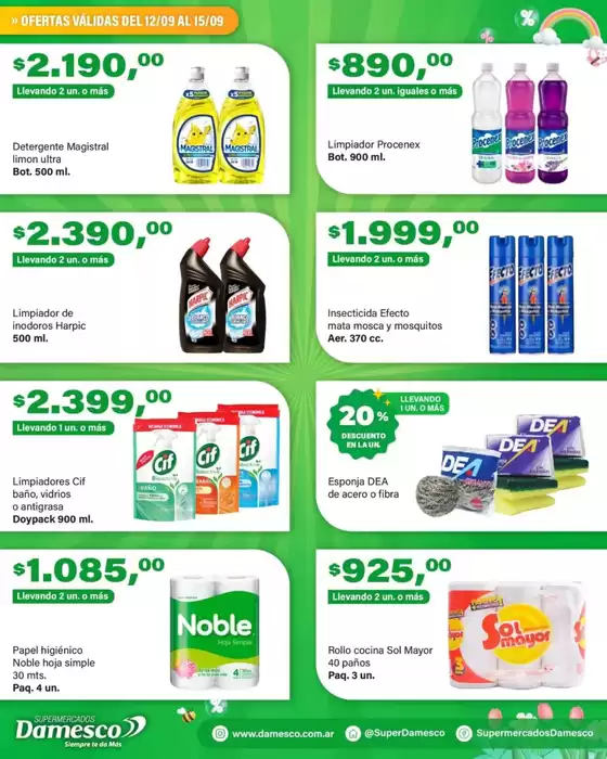 Catálogo Supermercados Damesco en Valentín Alsina | Gangas exclusivas | 2025-09-13T00:00:00.000Z - 2025-09-27T00:00:00.000Z