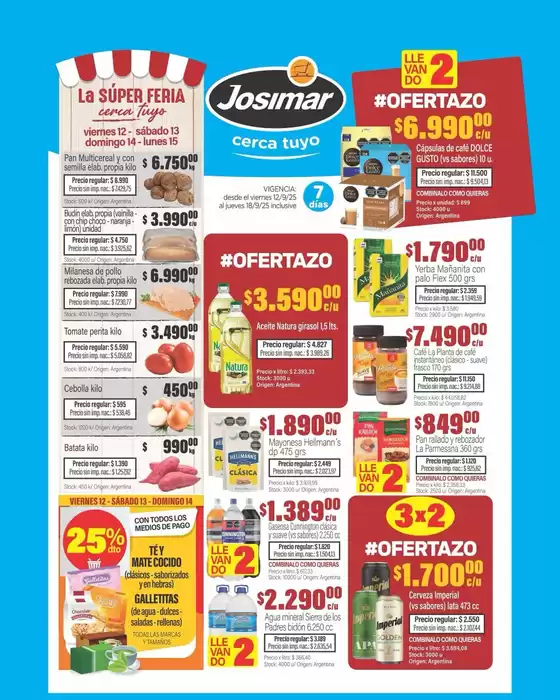 Ofertas principales para todos los clientes