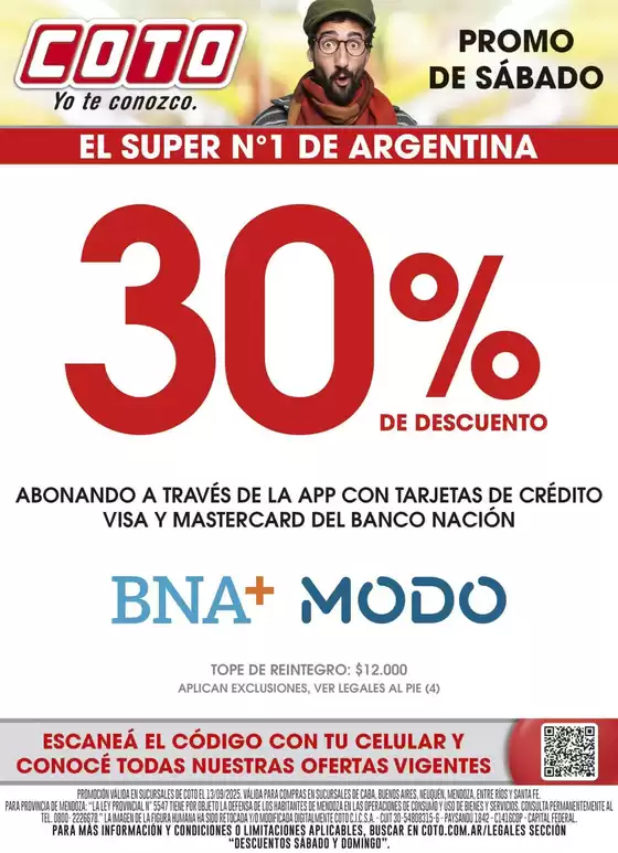 Catálogo Coto en Valentín Alsina | Coto Afiche Modo B N A Especial | 2025-09-13T00:00:00.000Z - 2025-09-27T00:00:00.000Z