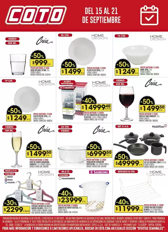 Coto Afiche Web Ofertas Bazar