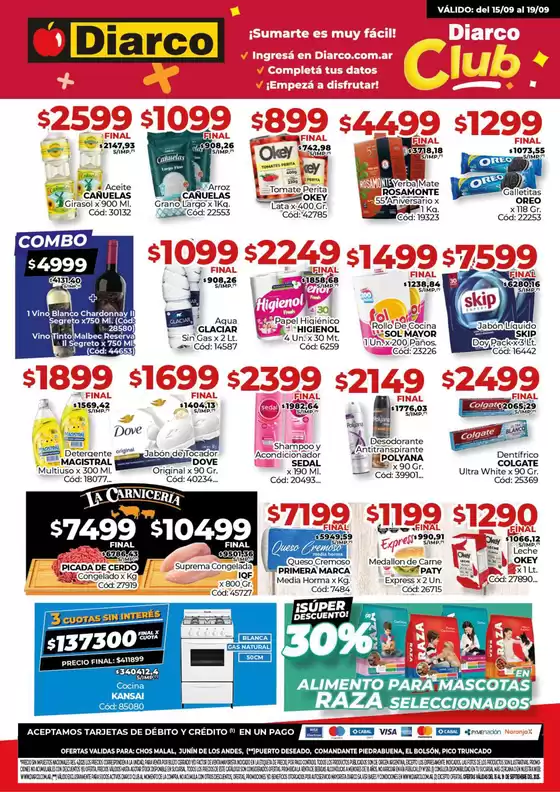 Catálogo Diarco | Diarco Ofertas Pueblo Sur | 2025-09-15T00:00:00.000Z - 2025-09-19T00:00:00.000Z