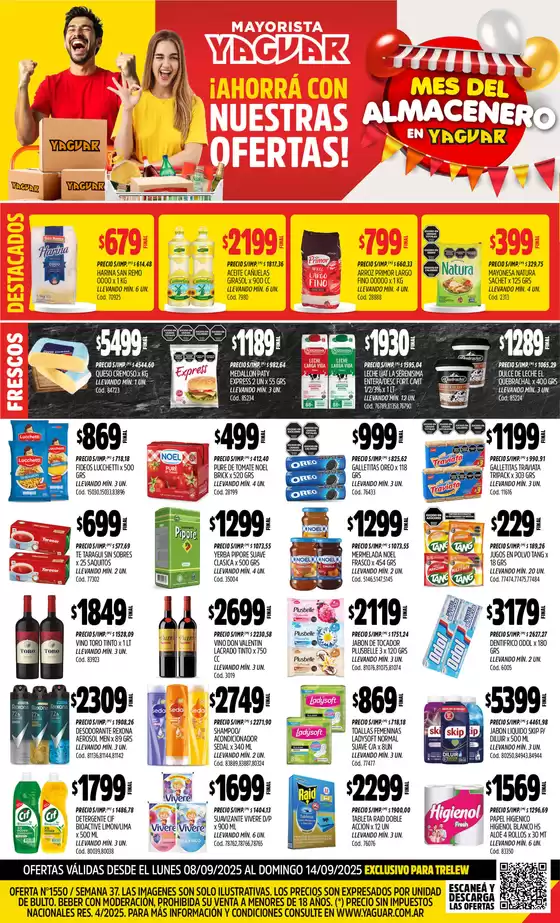 Catálogo Supermercados Yaguar | Ofertas para cazadores de gangas | 2025-09-15T00:00:00.000Z - 2025-09-20T00:00:00.000Z