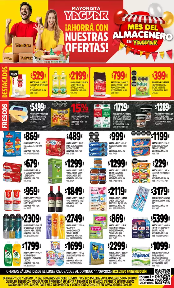 Catálogo Supermercados Yaguar | Ofertas especiales para ti | 2025-09-15T00:00:00.000Z - 2025-09-20T00:00:00.000Z