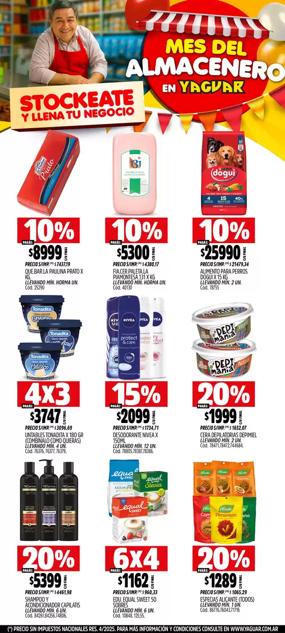 Ofertas Supermercados Yaguar