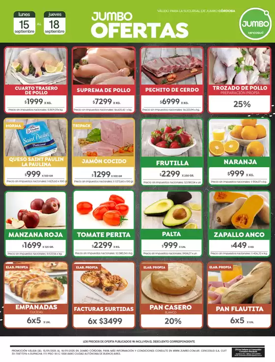 Catálogo Jumbo | Oferta | Córdoba | 2025-09-15T00:00:00.000Z - 2025-09-18T00:00:00.000Z
