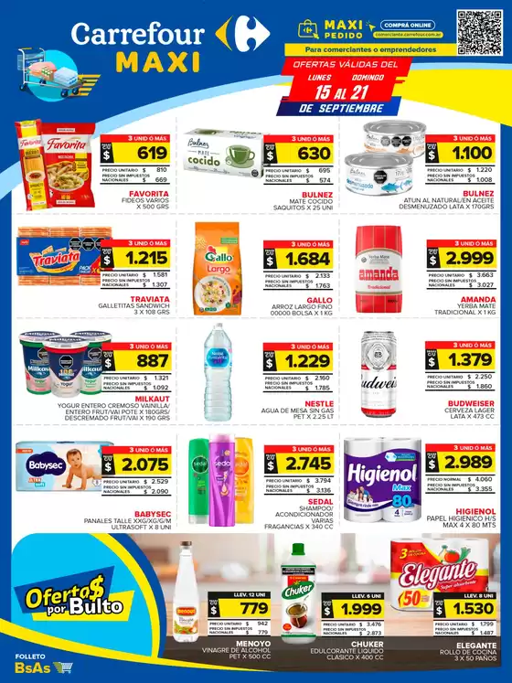 Catálogo Carrefour Maxi en Buenos Aires | OFERTAS SEMANALES | 2025-09-15T00:00:00.000Z - 2025-09-21T00:00:00.000Z